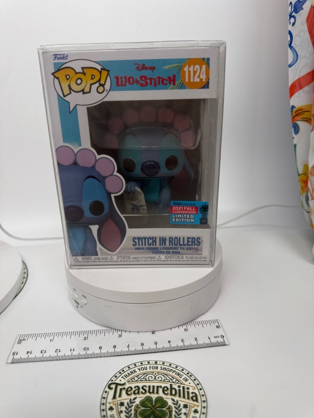 Funko Stitch in Rollers Pop! Vinyl - Blue & Pink limited edition 2021 fall